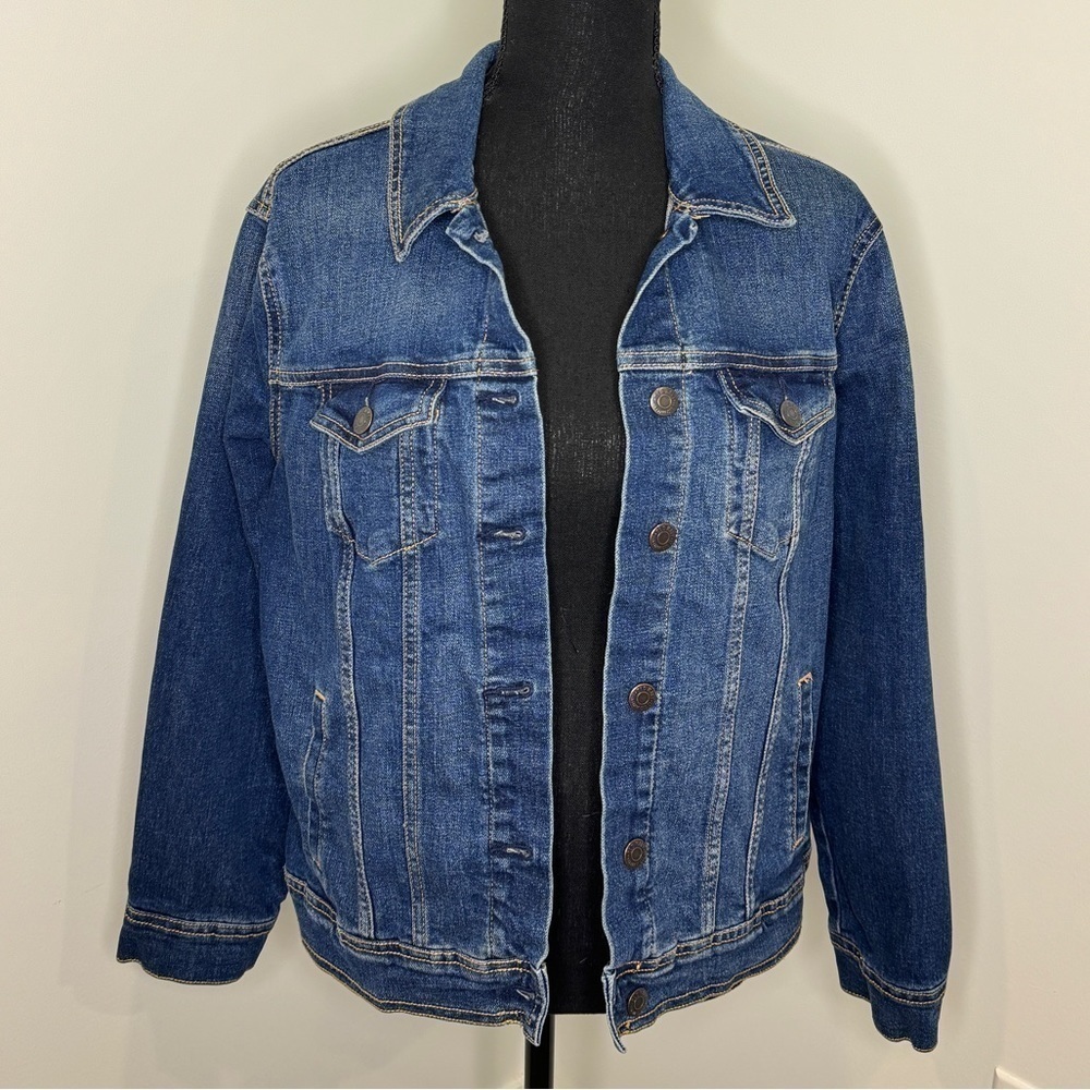 Old Navy Blue Denim Classic Jean Women’s Jacket (L)